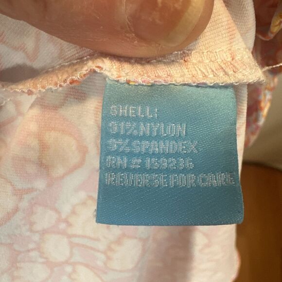 J.McLaughlin Catalina Cloth Shift Dress M Sleeveless Caravelle Pattern Tulip - Picture 13 of 13